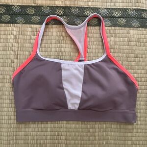 Adidas Sports Bra Workout Fitness Activewear Top Mauve‎ Coral Athleisure 0088